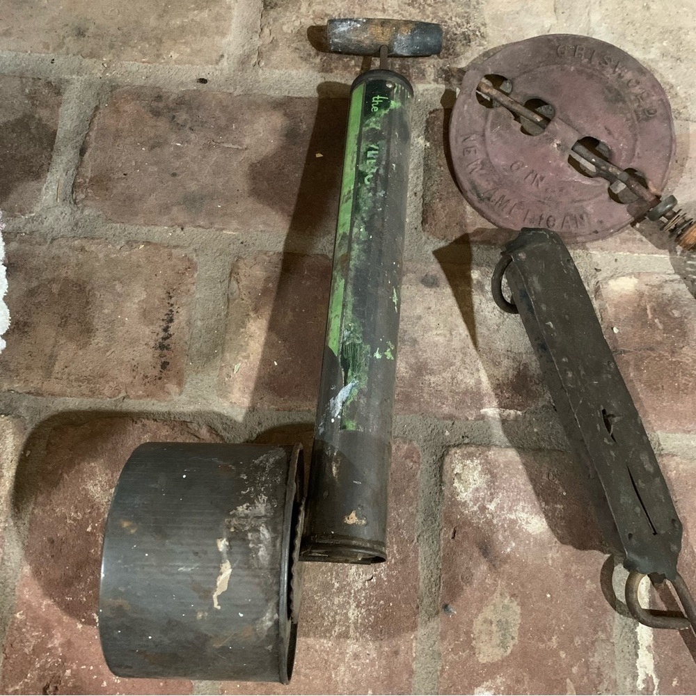Vintage Rustic Farmhouse Decor Scale Griswold Damper Antique Country Farm